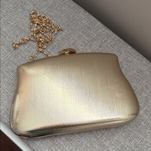 Chic Gold Evening Clutch